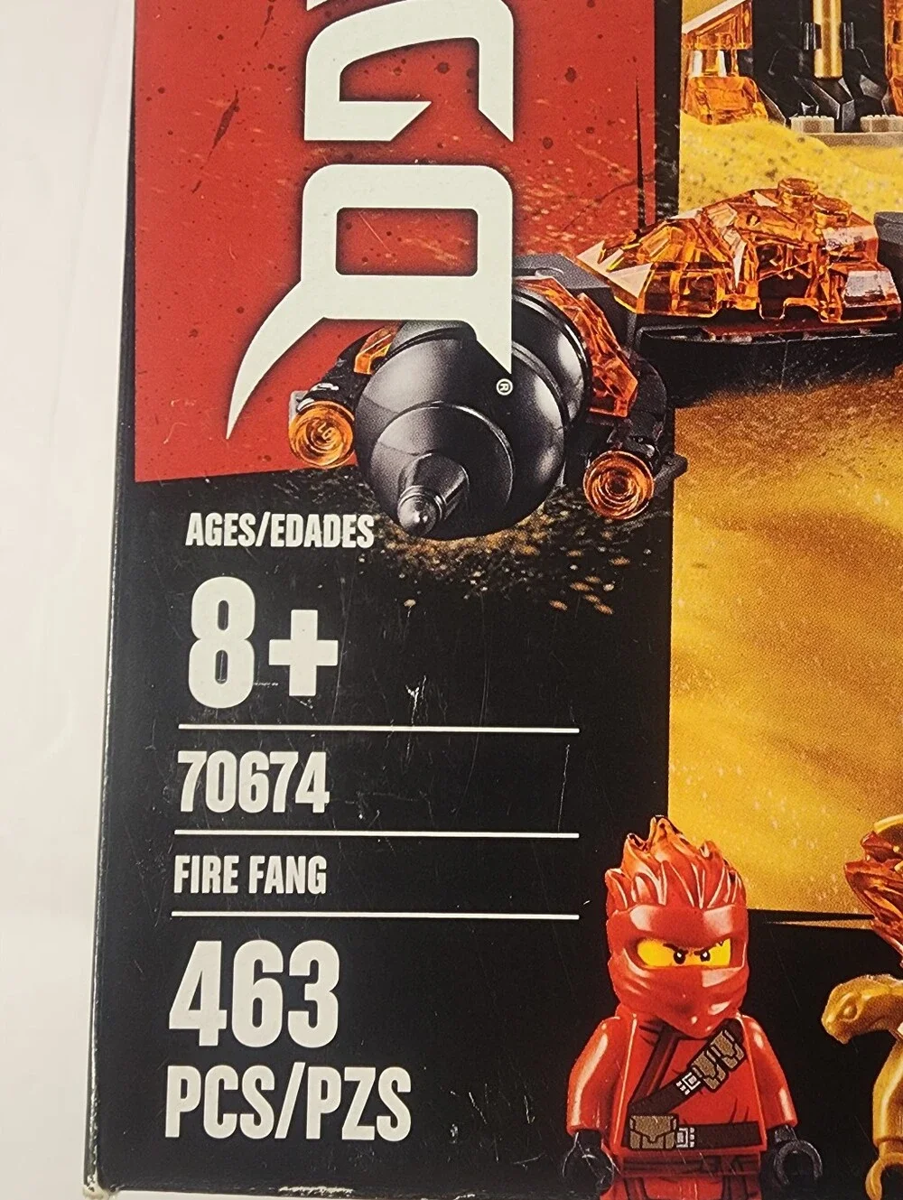 LEGO NINJAGO: Fire Fang (70674) 100% Complete w/ Box and Instructions